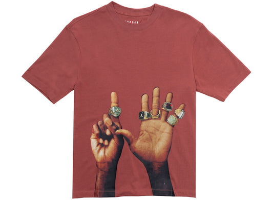 Jordan Flight MVP Rings Tee in Canyon Rust