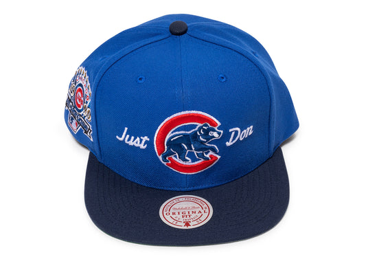 Mitchell & Ness Just Don Mainline Script Snapback Cubs