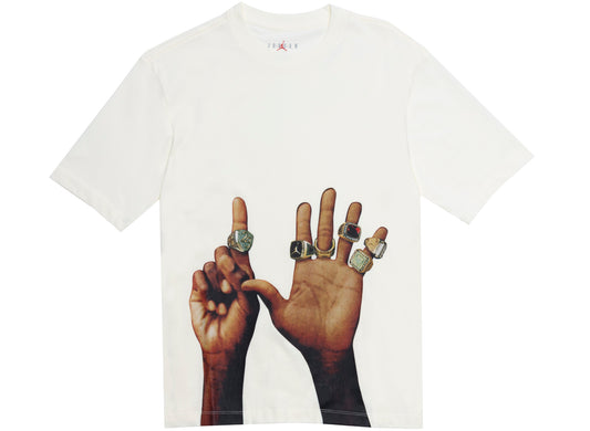 Jordan Flight MVP Rings Tee in Sail