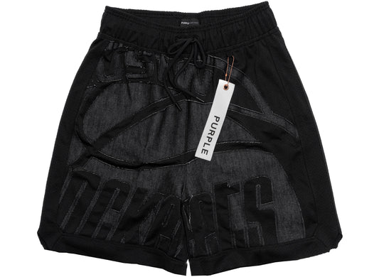 Purple Brand Houston Rockets Mesh Shorts