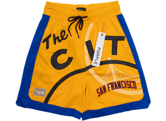 Purple Brand Warriors Mesh Shorts