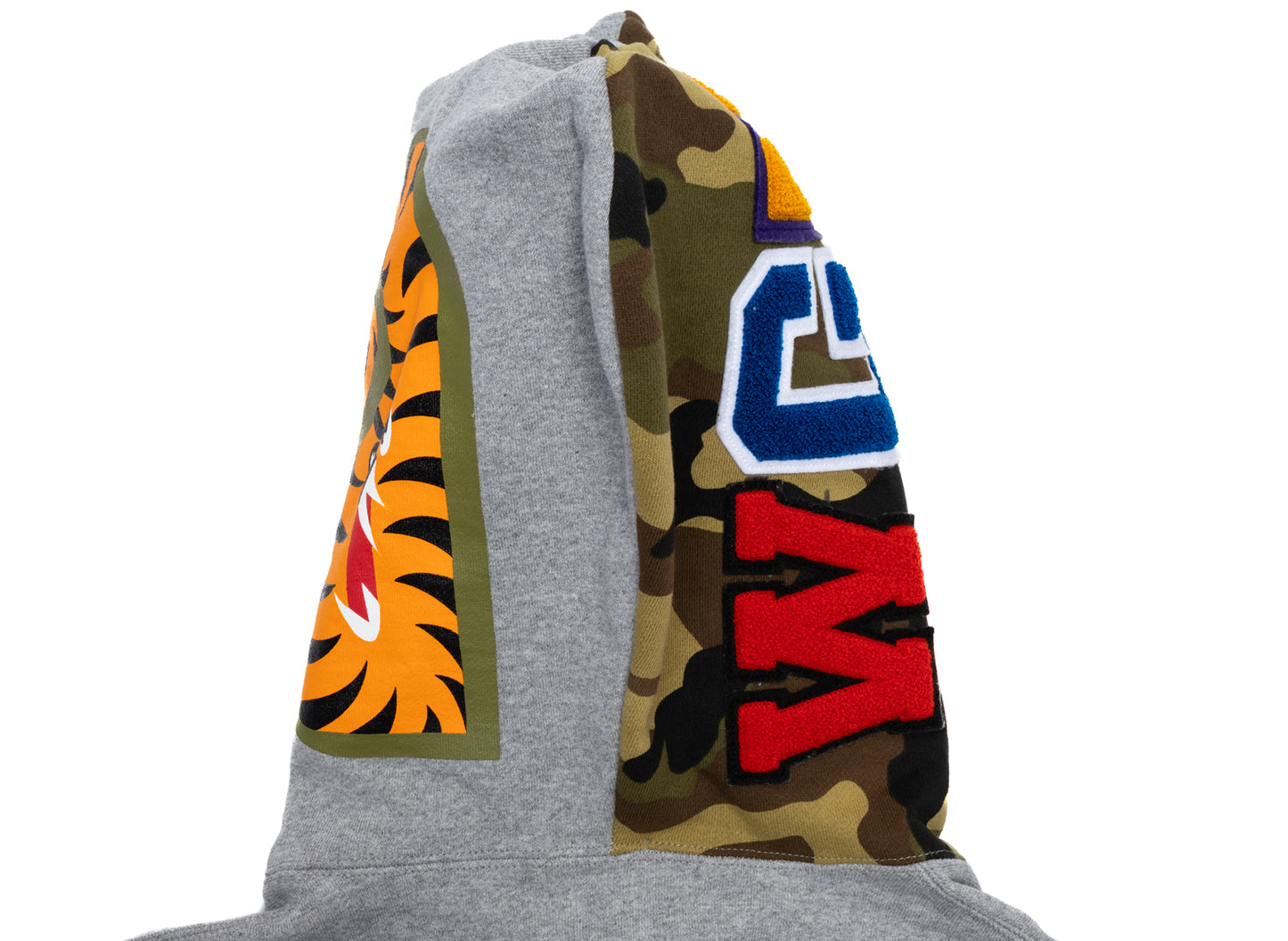 A Bathing Ape 1st Shark Full Zip Hoodie in Grey