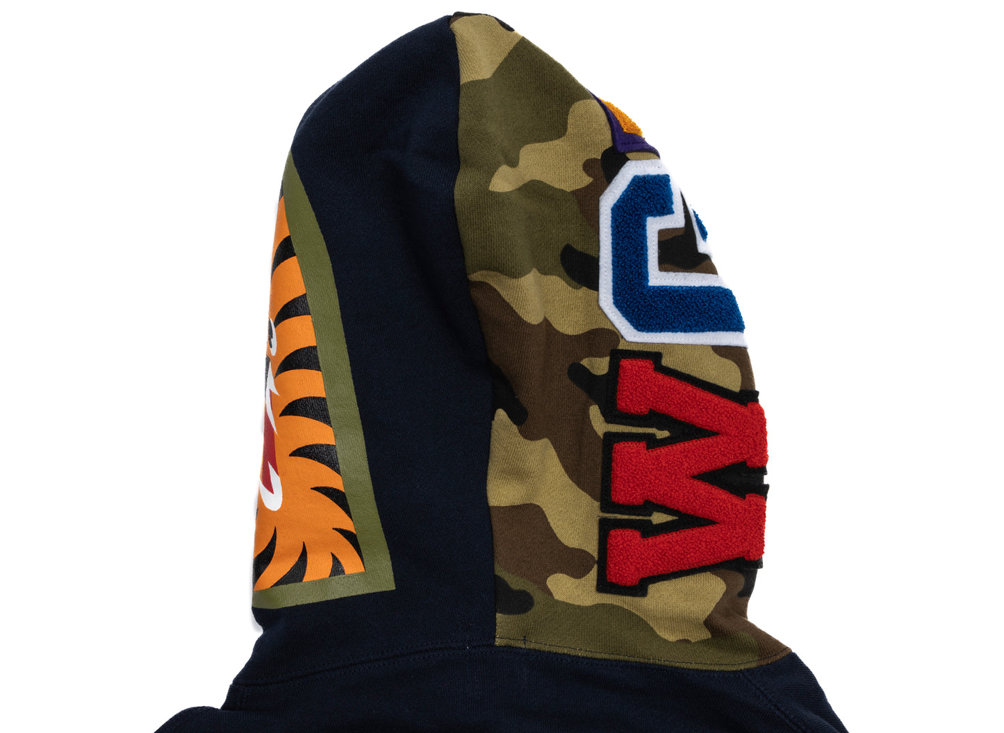 A Bathing Ape 1st Shark Full Zip Hoodie in Navy