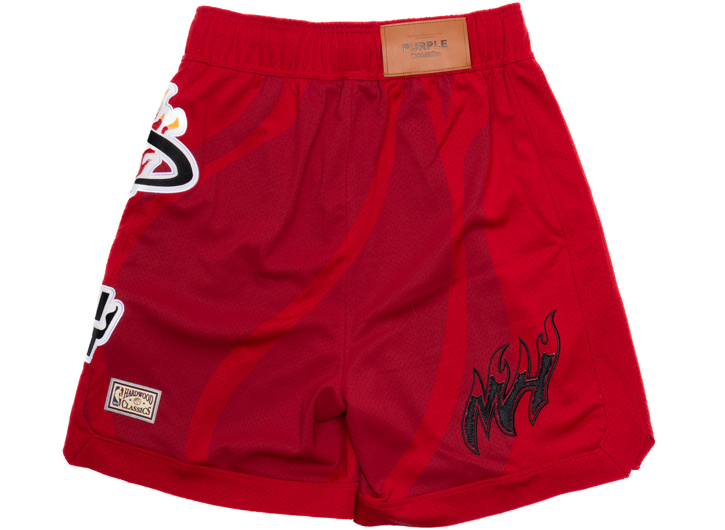 Purple Brand Miami Heat Mesh Shorts