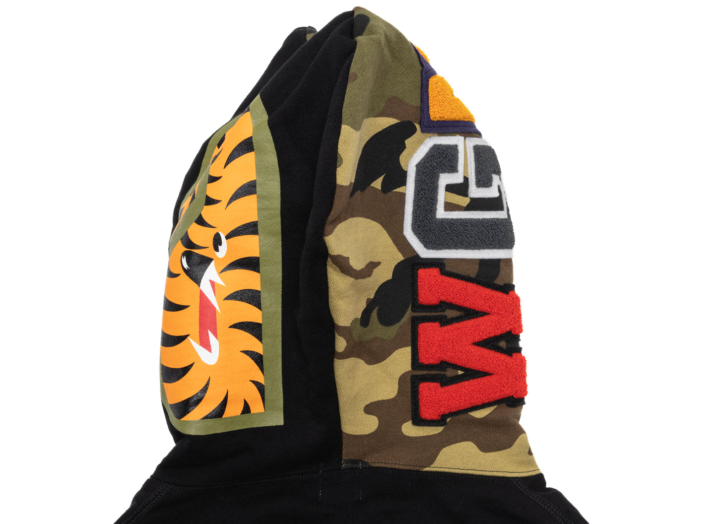 A Bathing Ape 1st Shark Full Zip Hoodie in Black