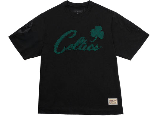 Purple Brand Boston Celtics Mesh Tee