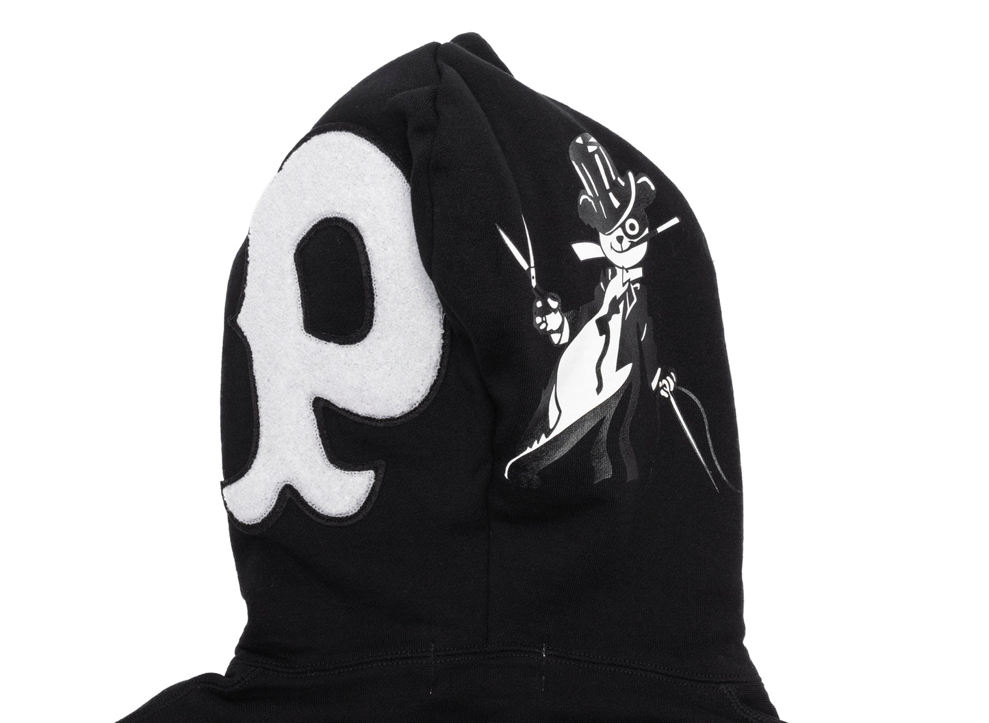 A Bathing Ape Panda Full Zip Hoodie in Black