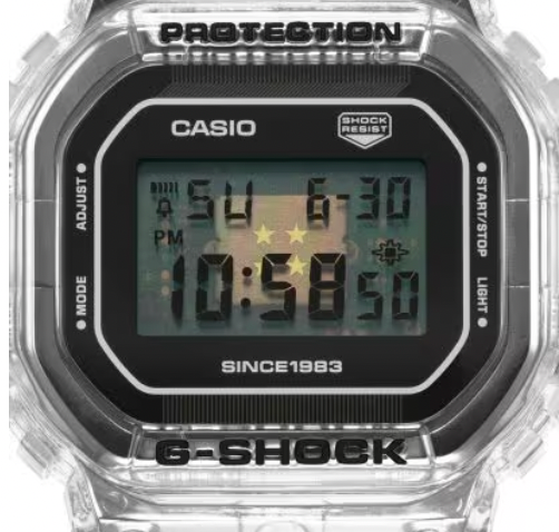 Casio G-Shock 40th Anniversary 'Clear Remix' Digital 5600 Series Watch