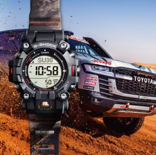 G-Shock Team Land Cruiser Toyota Auto Body Master of G-Land Mudman Watch xld
