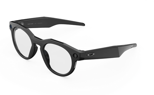 Oakley Meta HSTN Sunglasses in Black w/ Clear Lenses