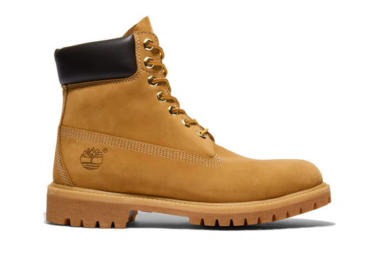 Timberland Premium 6-Inch Waterproof Boot in Wheat - lateral view