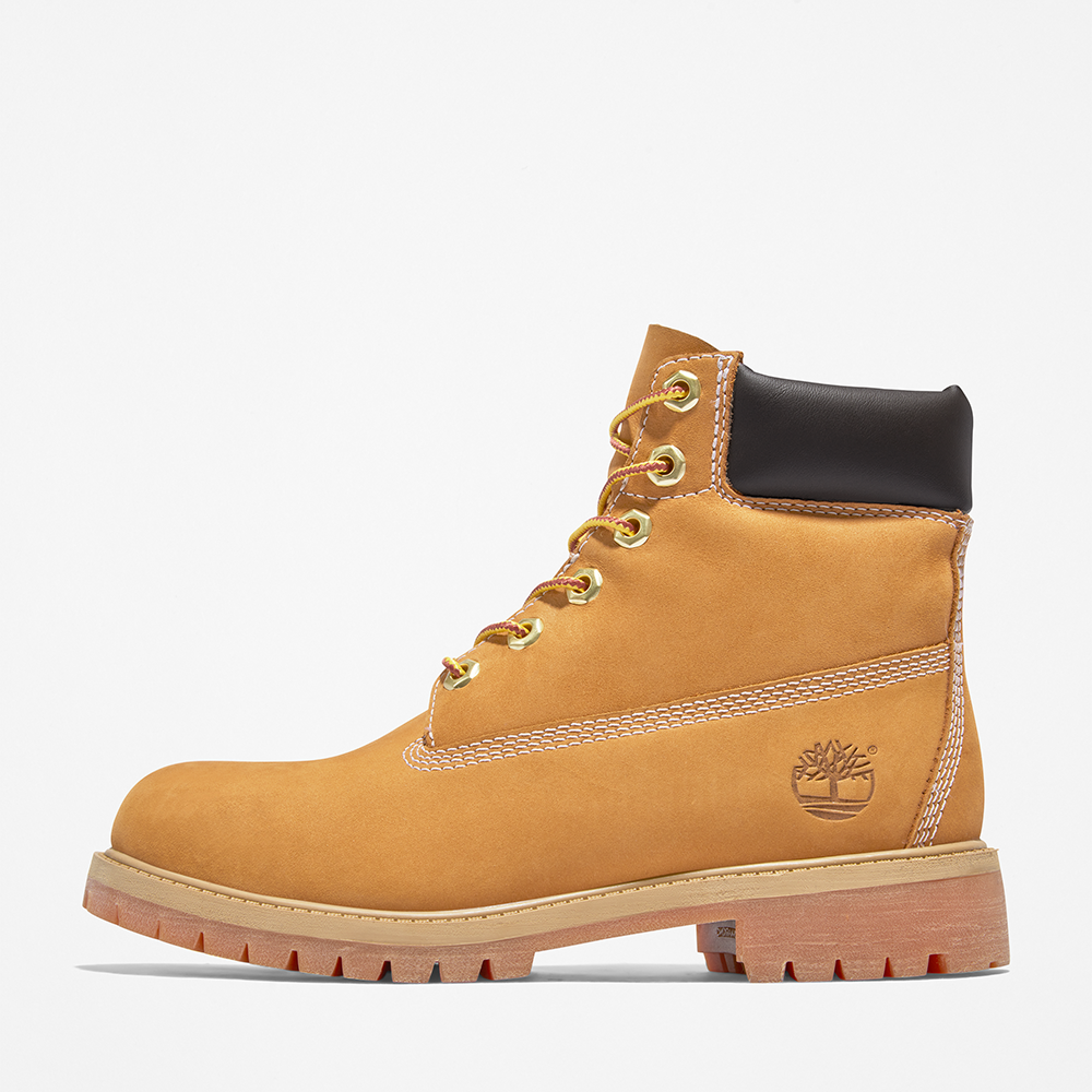Junior Timberland Premium 6-Inch Waterproof Boot in Wheat - alternate view 7