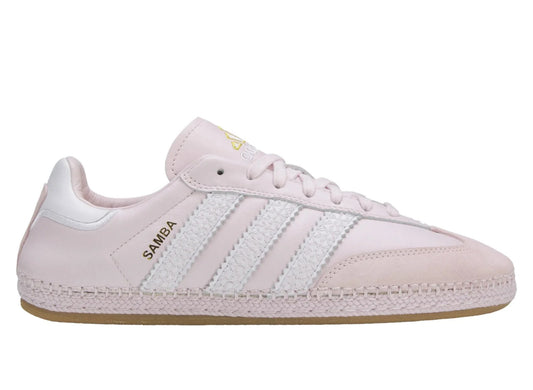 Adidas x CLOT Samba Espadrille in Pearl Amethyst / Cloud White - lateral view