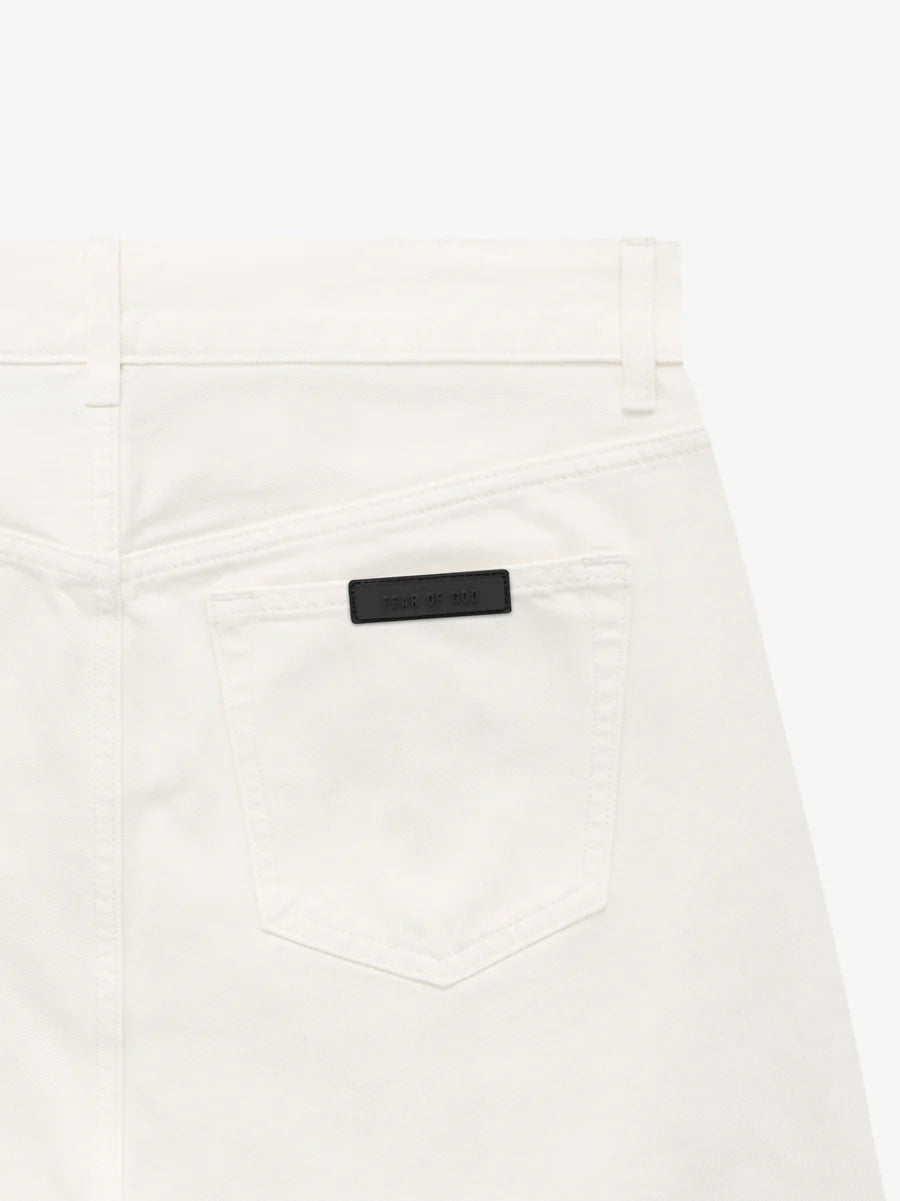 Fear of God Essentials Relaxed 5 Pocket Jeans in Cloud Dancer