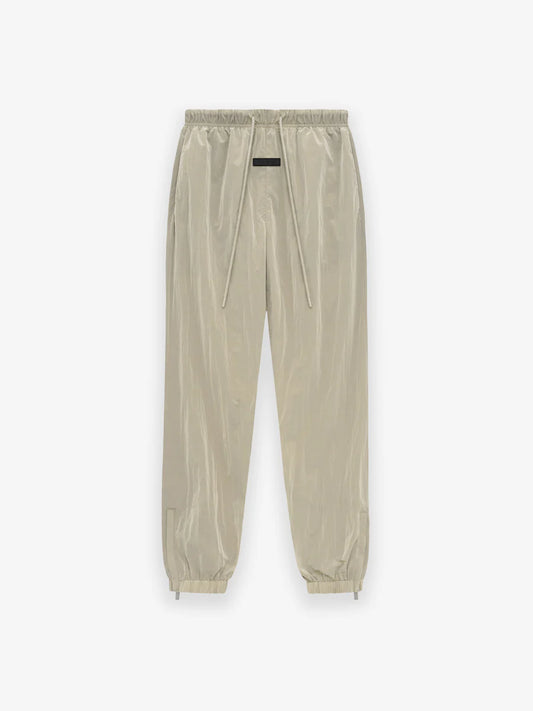 Fear of God Essentials Crinkle Nylon Trackpants in Garden Yellow xld