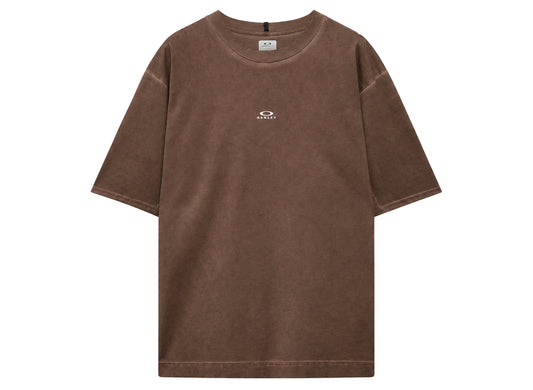 Oakley Latitude Veil Tee in Dark Umber front product view on white