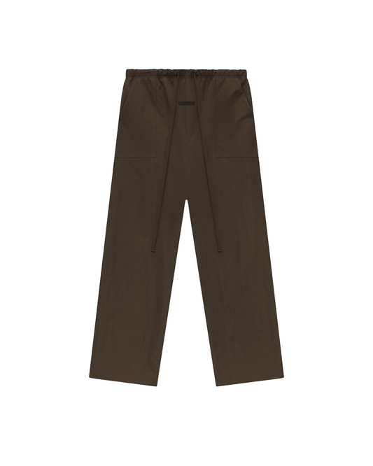 Fear of God Essentials Textured Nylon Utility Pants in Brown