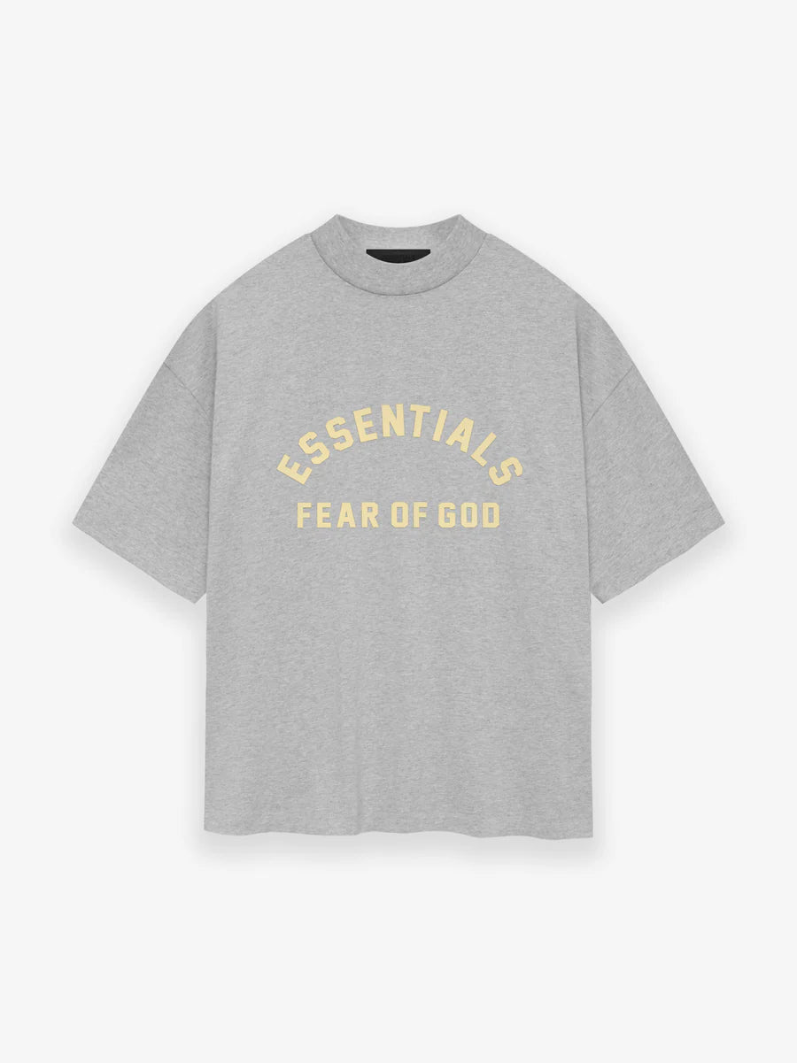 Fear of God Essentials Crewneck T-Shirt in Light Heather