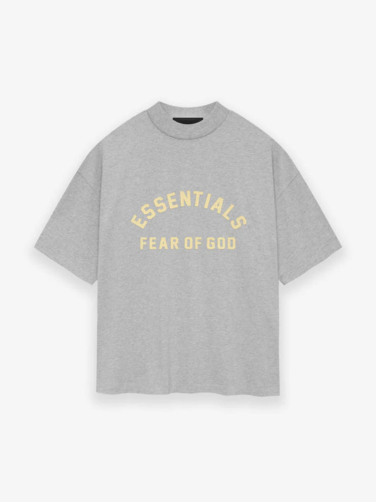 Fear of God Essentials Crewneck T-Shirt in Light Heather