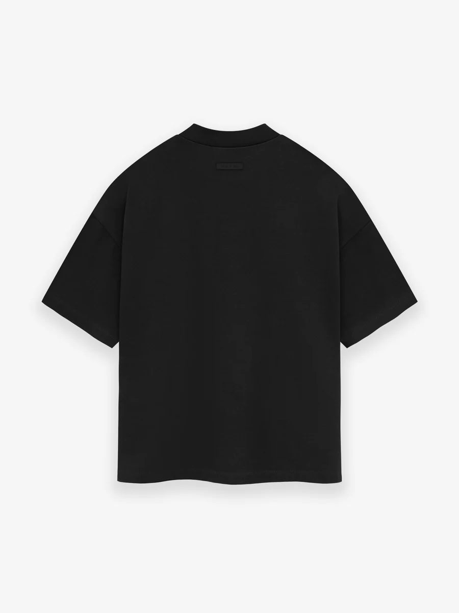 Fear of God Essentials Crewneck T-Shirt in Jet Black