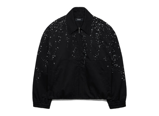 Nahmias Rain Cocoon Jacket W123-J69-001 in Black front on white