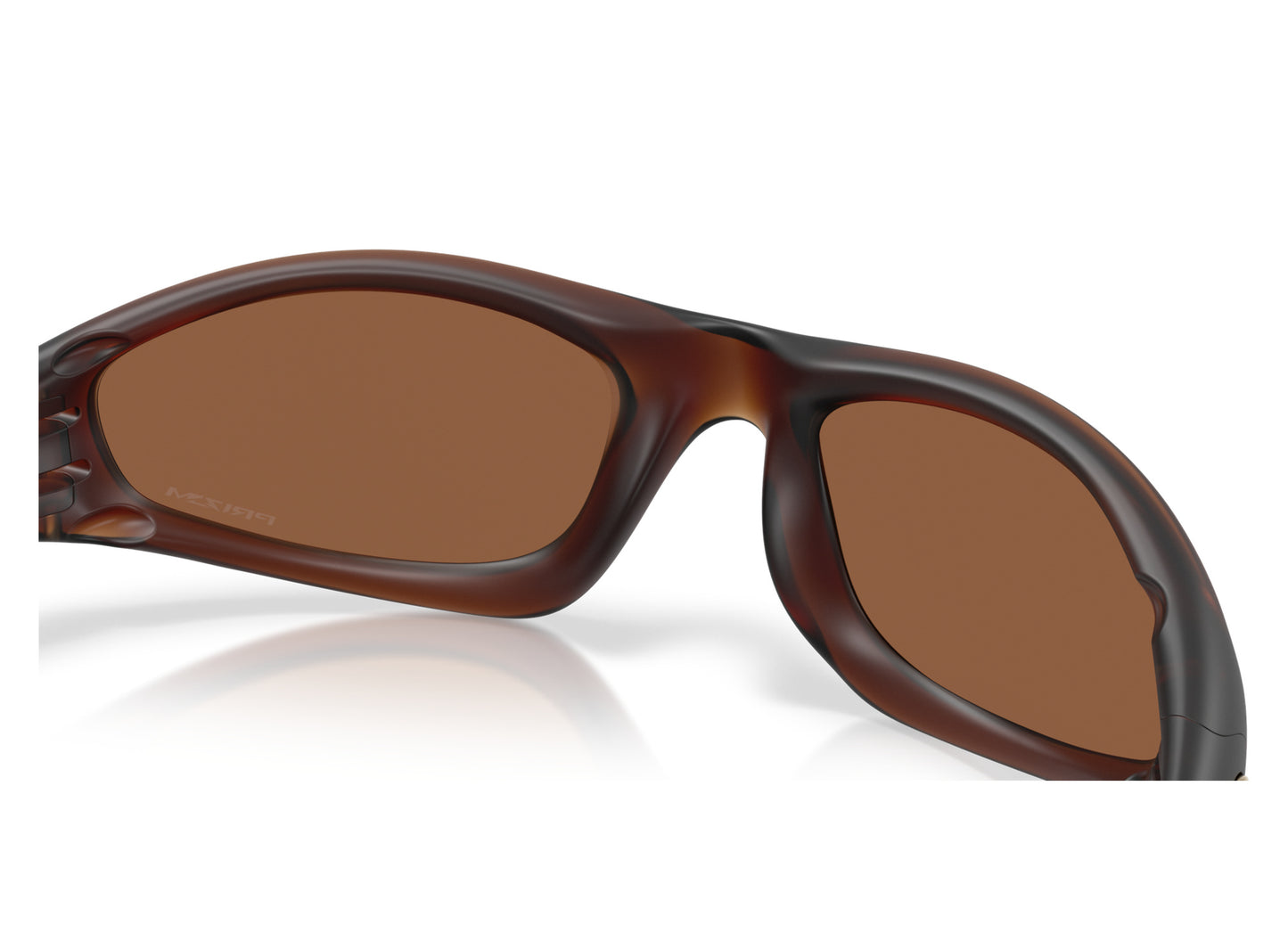Oakley MUZM Straight Jacket 99 in Matte Rootbeer / Prizm Tungsten — interior lens detail
