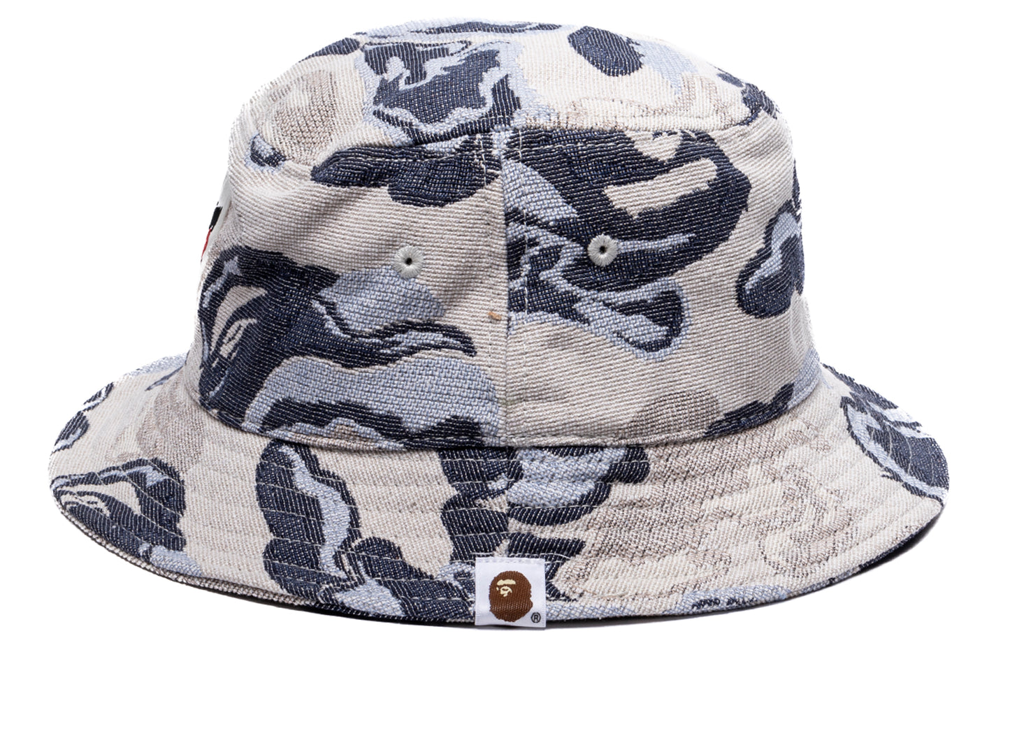 A Bathing Ape BAPE Art Camo Bucket Hat in Blue - view 2