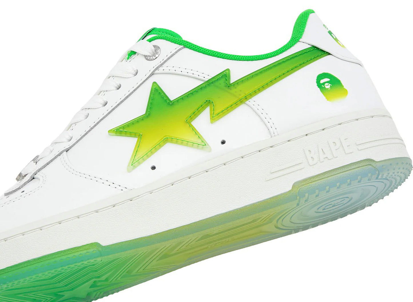 A Bathing Ape Bape Sta #4 M2 in Green — view 5