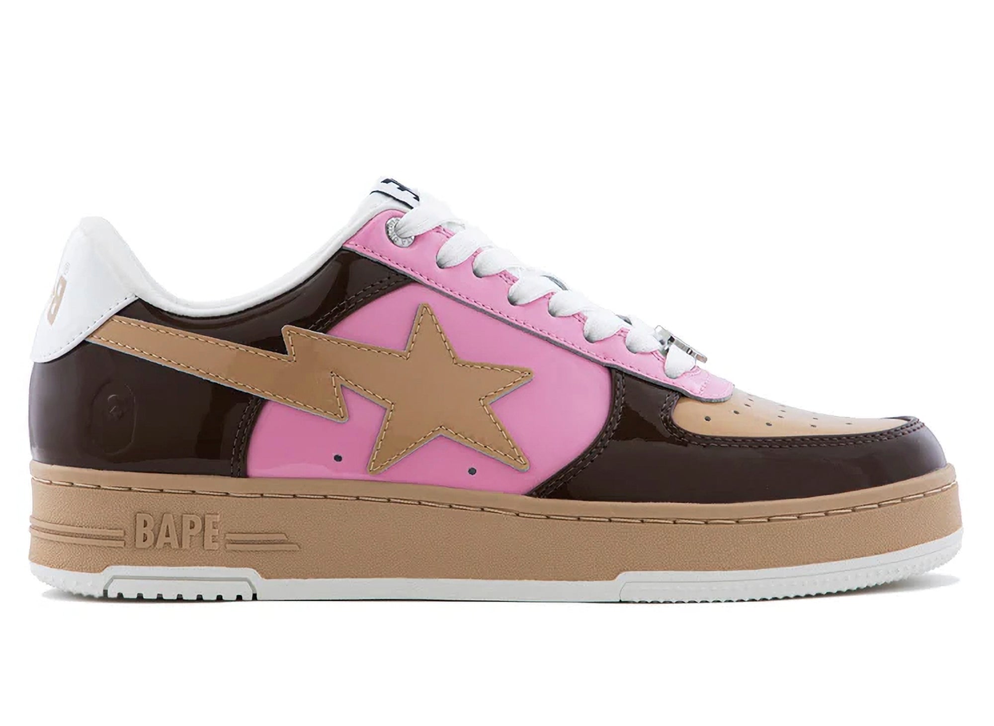 ⭐*️様 A Bathing Ape Bape Sta Mid Brown Pi A Bathing Ape Bape Sta #6 M2 in Brown | Oneness Boutique