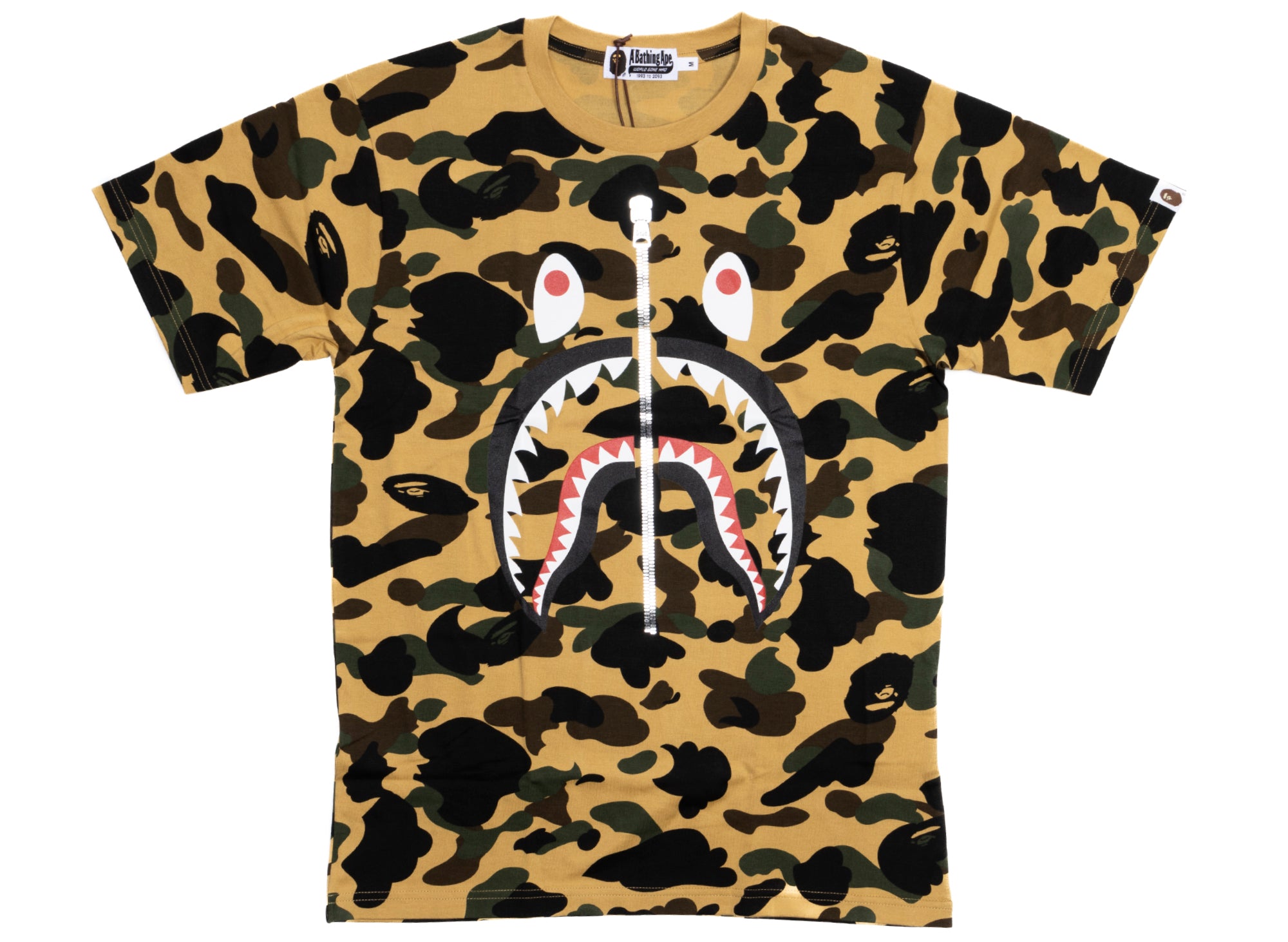A BATHING APE サーマルカットソー A Bathing Ape Bape Zipper S/S Tee in Tan Camo – Oneness Boutique
