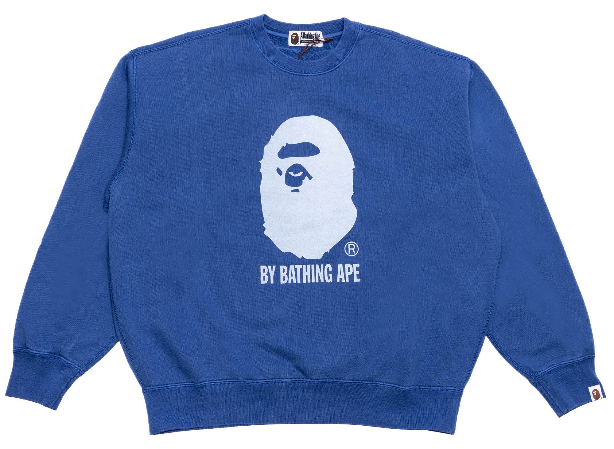 A Bathing Ape By Bathing Ape Overdye Crewneck in Blue | Oneness