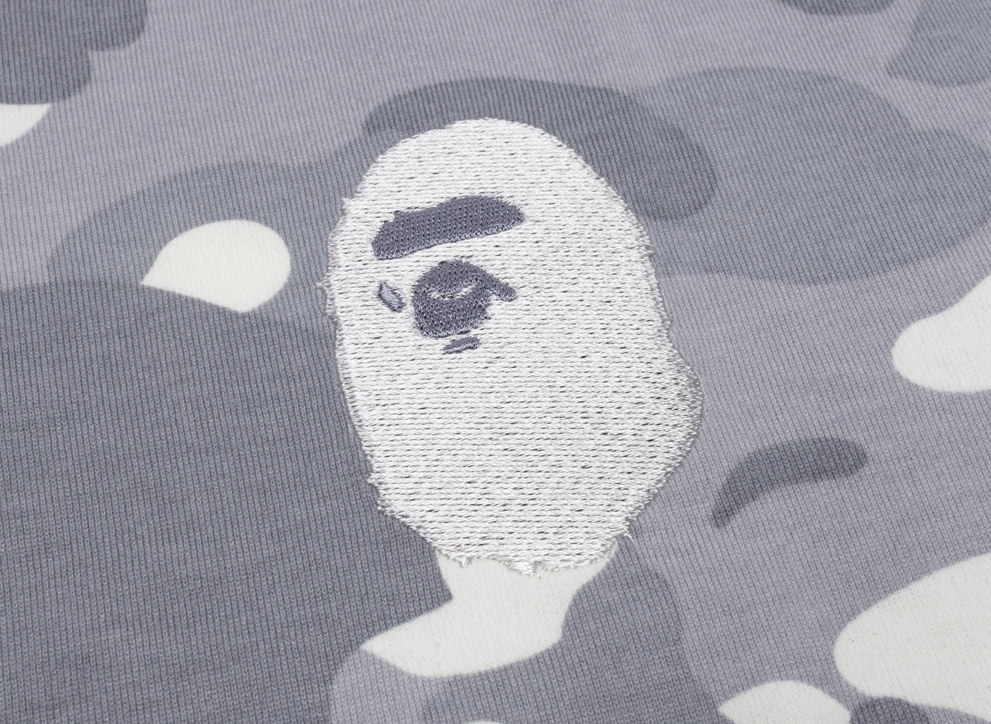 A Bathing Ape City Camo Large Ape Head Tee in Grey - view 2