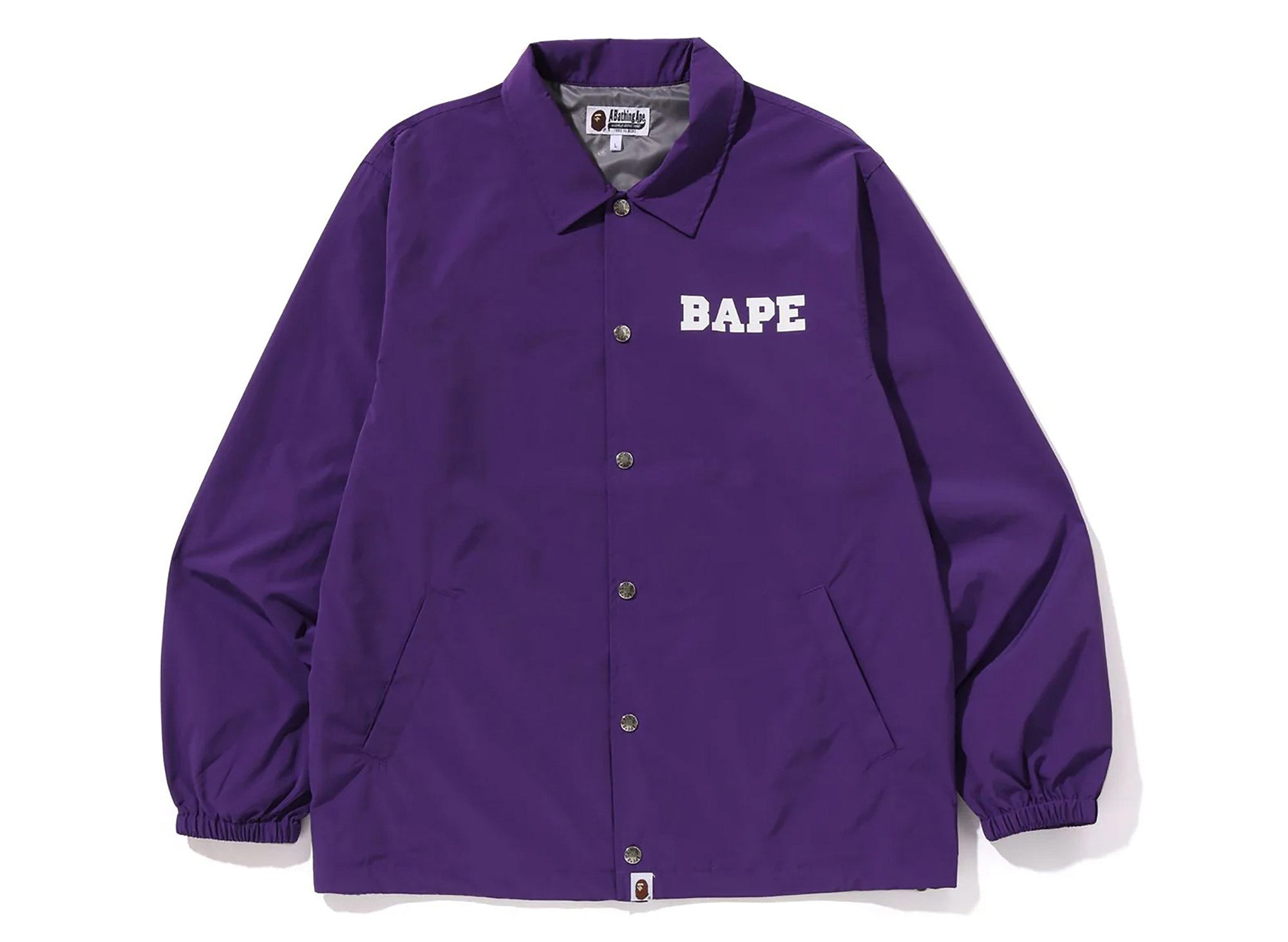 A Bathing Ape College Coach Jacket in Purple | Oneness – Oneness