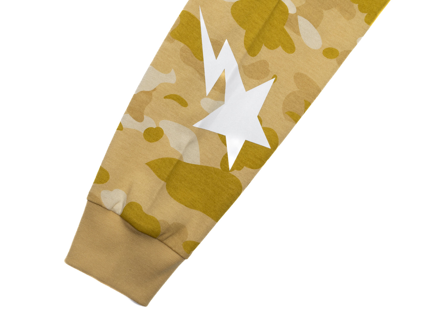 A Bathing Ape Color Camo L/S Tee in Yellow - view 2