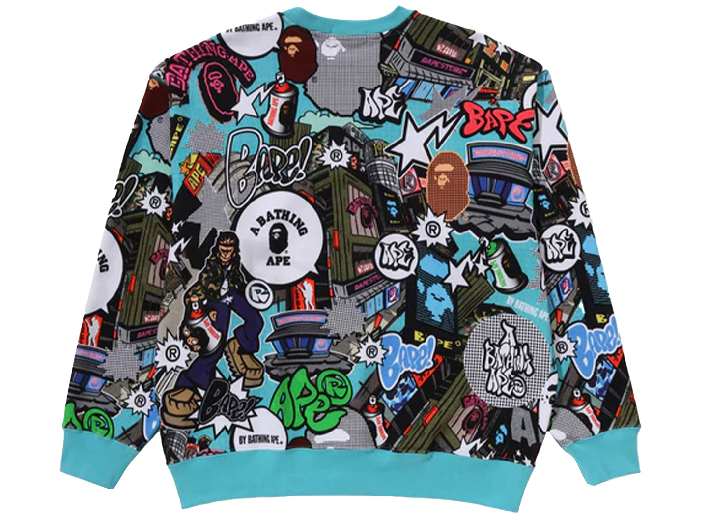 A Bathing Ape Comic Art Crewneck - view 2