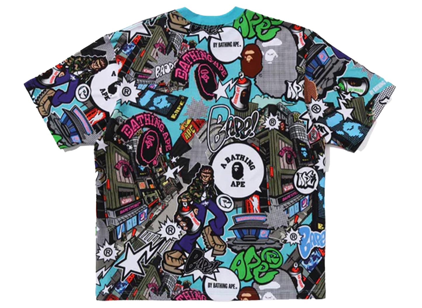 A Bathing Ape Comic Art Relaxed Fit Tee - view 2