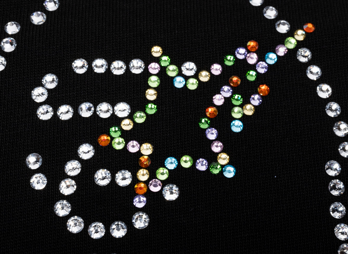A Bathing Ape Rhinestone College Relaxed Fit Tee - view 2