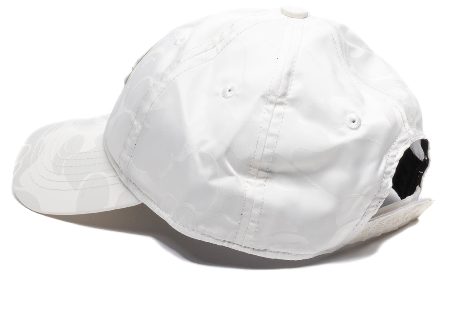 A Bathing Ape Tonal Solid Camo Cap in Ivory - view 2