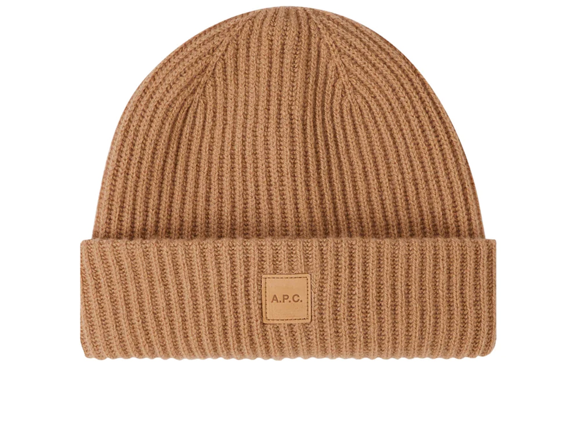 A.P.C. Michele Knit Cap in Camel Brown | Oneness Boutique
