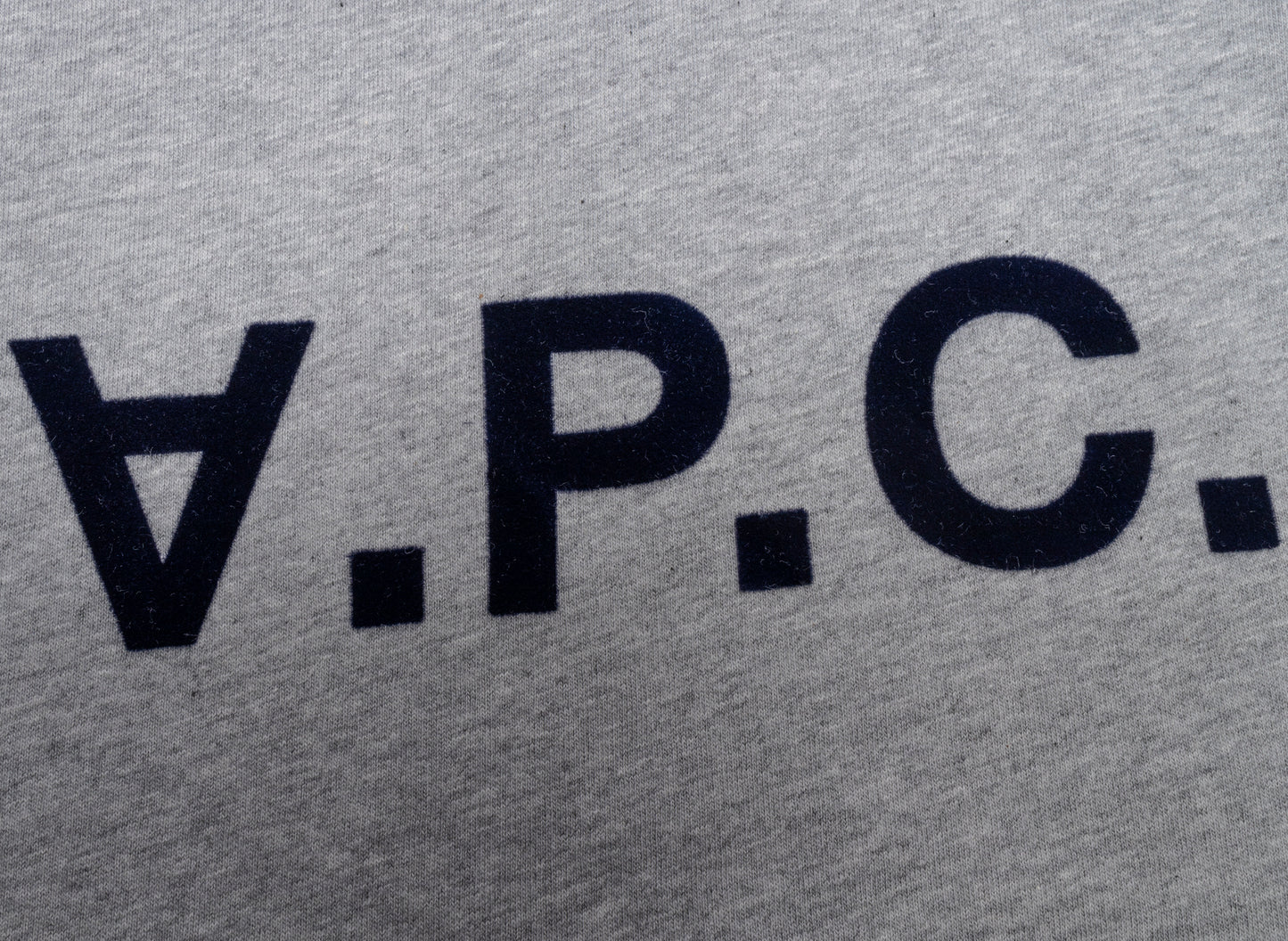 A.P.C. VPC Color H T-Shirt in Grey/Black - view 2