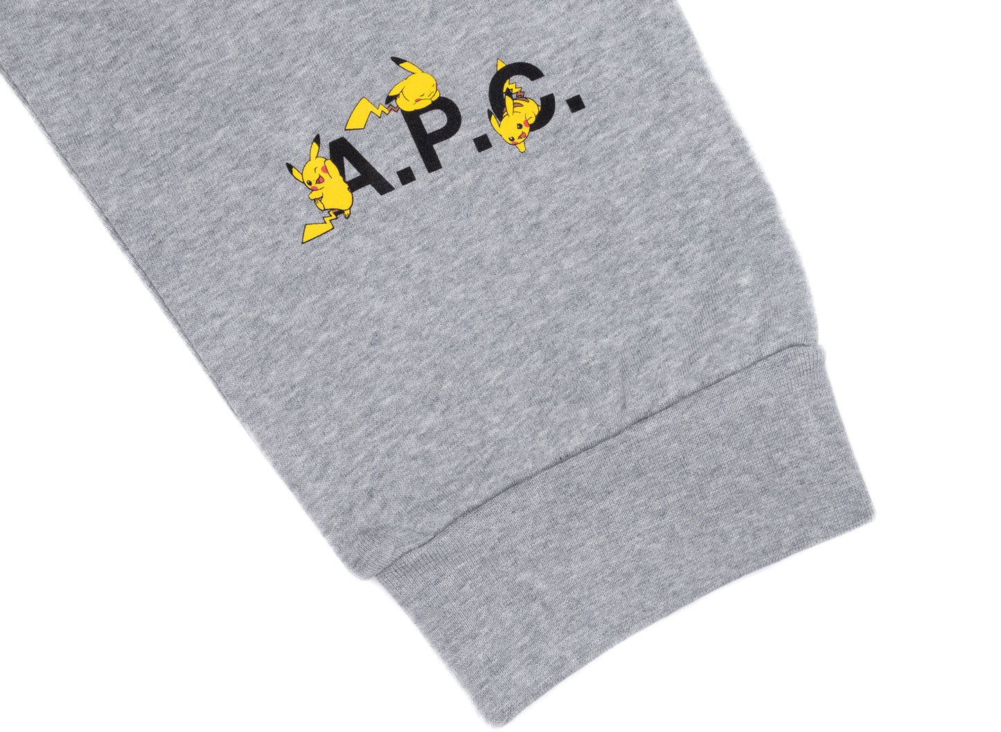 A.P.C. x Pokemon Pikachu H Joggers in Grey - view 3