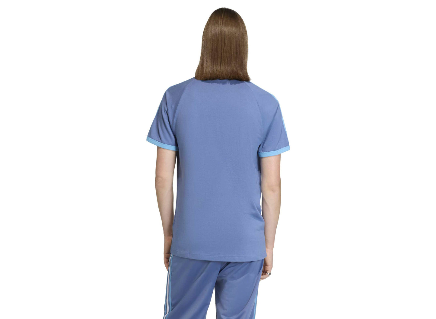 Adidas 3S Tee in 'Crew Blue' - view 3