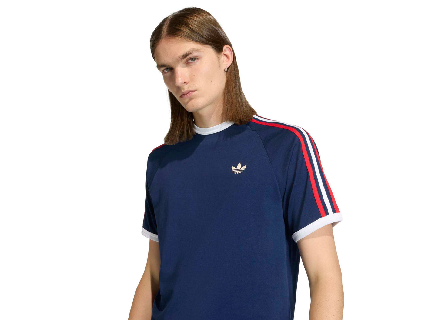 Adidas 3S Tee in 'Night Indigo' - view 2