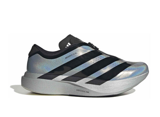 Adidas Adizero Evo SL Zip in Silver Metallic / Core Black