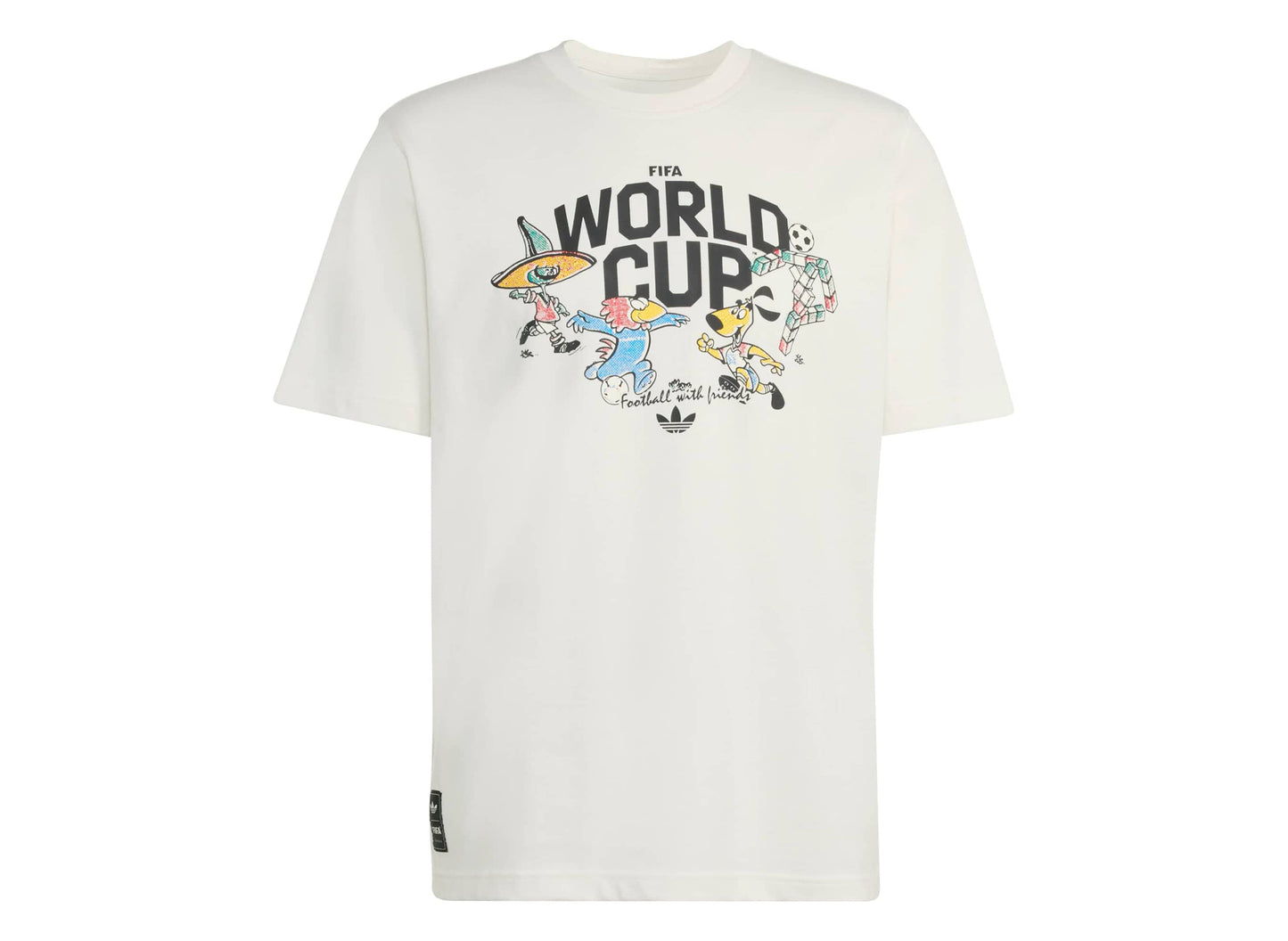 Adidas FIFA World Cup 26 Mascot Tee All in Cloud White — view 4