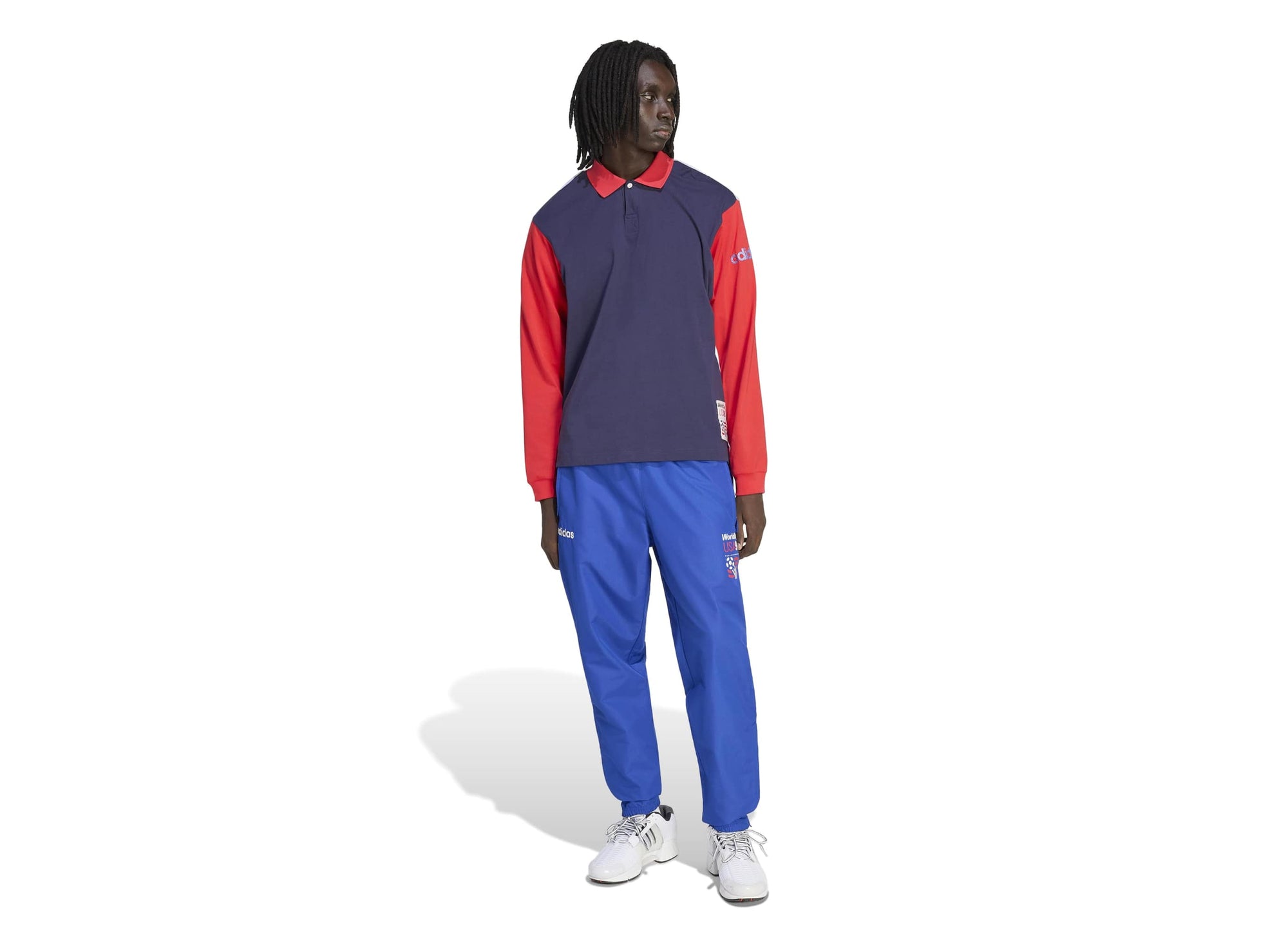 Adidas USA 94 Graphic Polo in Noble Ink – Oneness Boutique