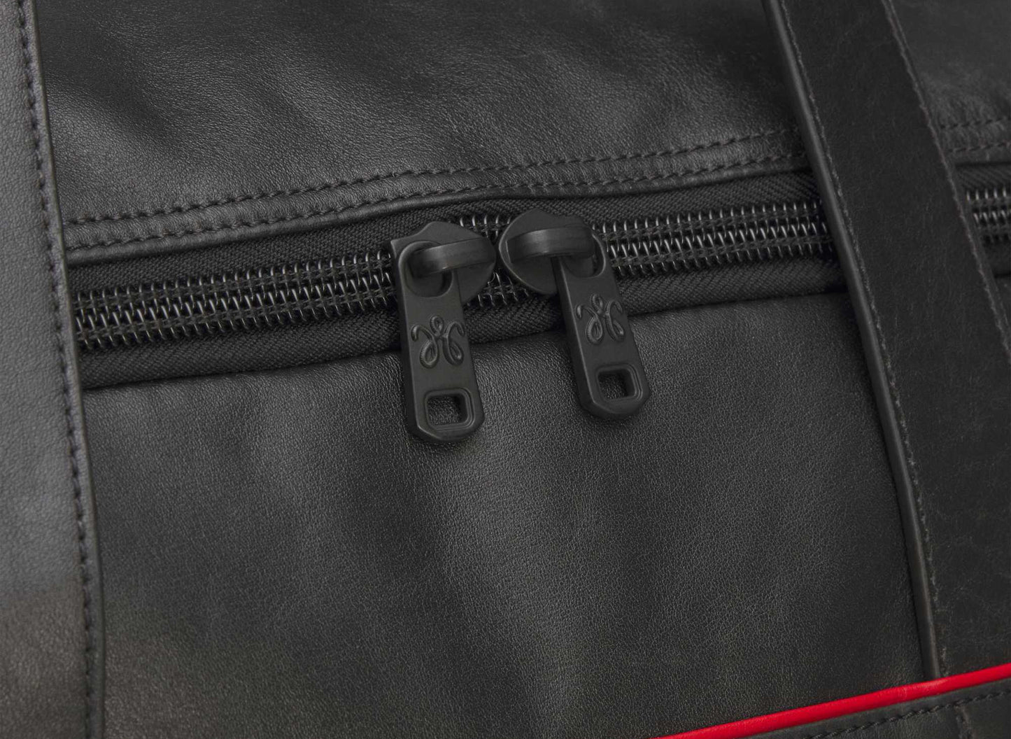 Adidas WC Chavarria Premium Leather Gym Bag in Black