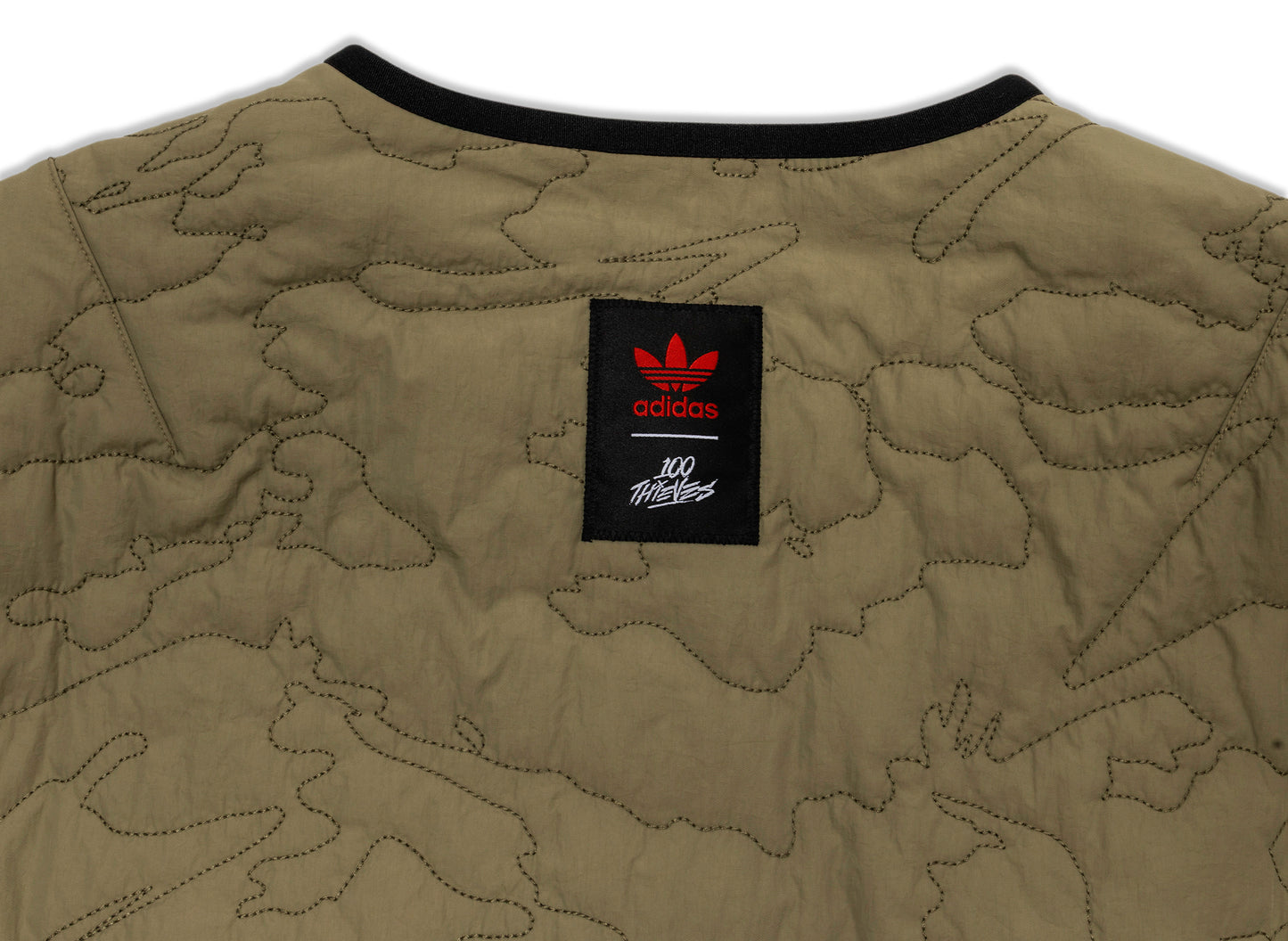 Adidas x 100 Thieves Quilted Liner Jacket - view 3