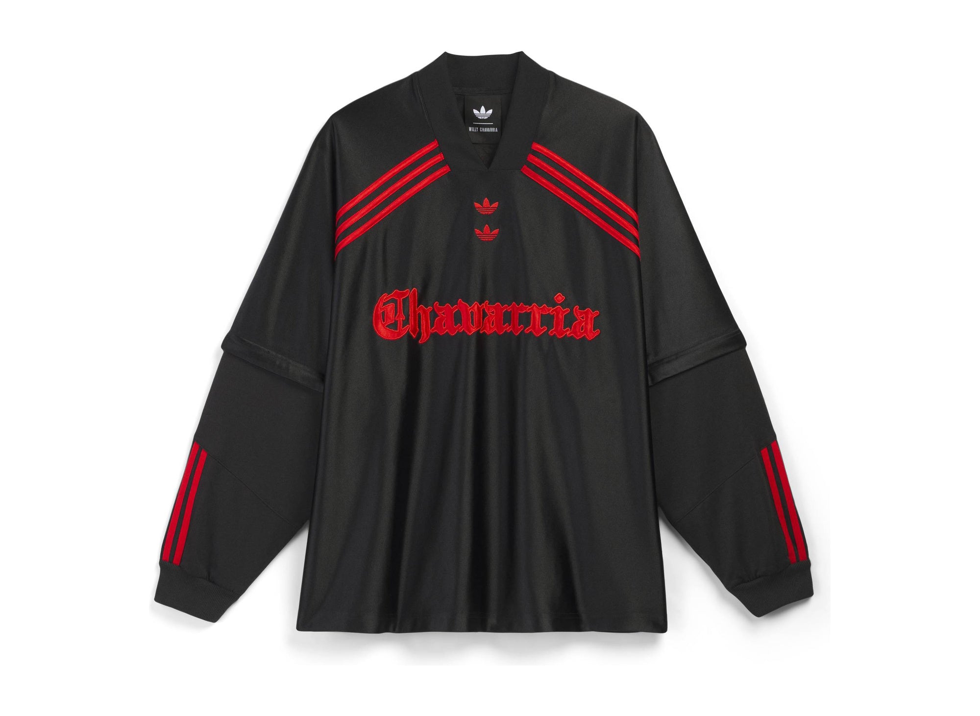 Adidas x Willy Chavarria Dazzle Long Sleeve Jersey in Black