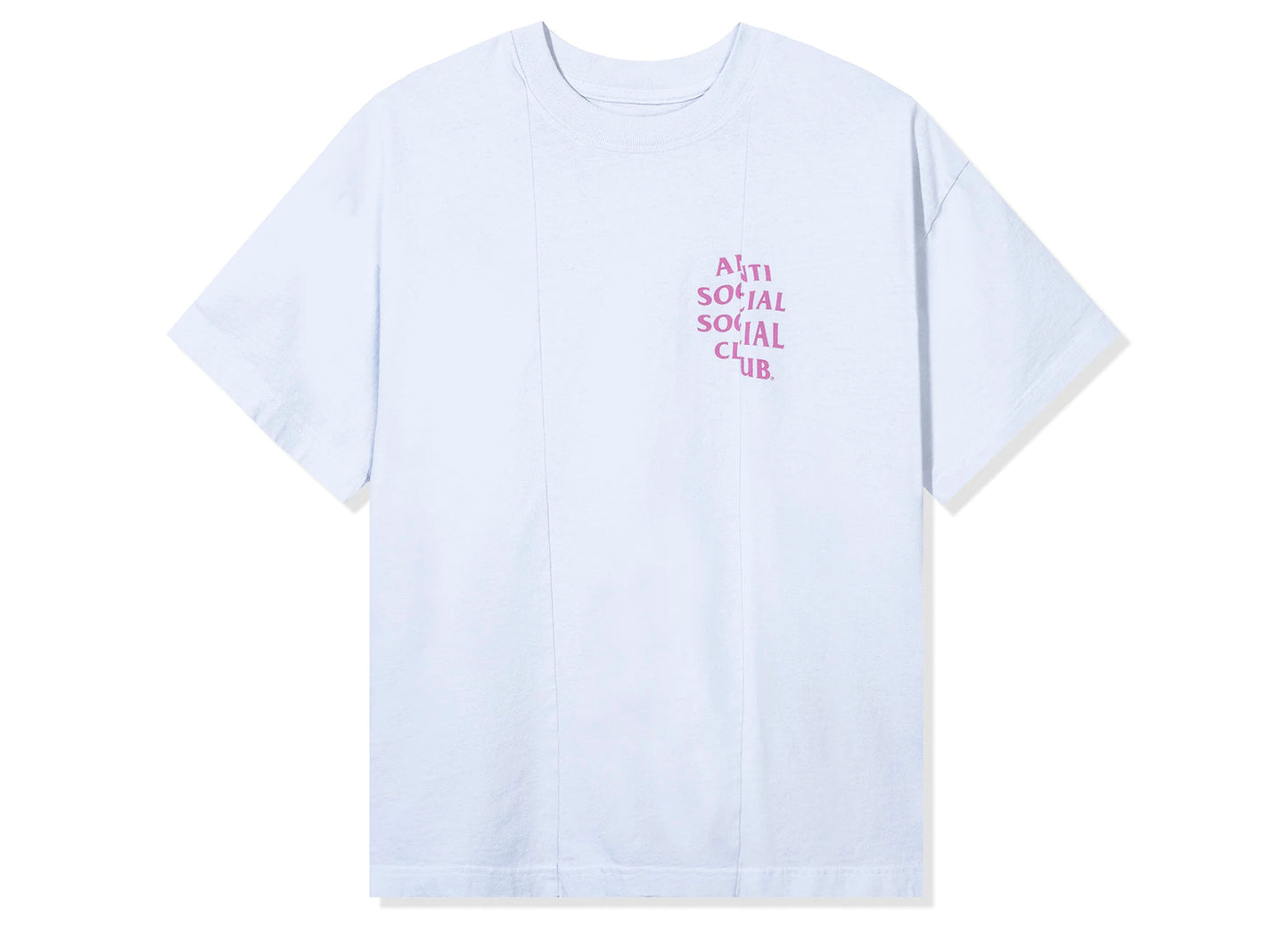 Anti Social Social Club Sliced Mind Games Tee in Grey - view 2